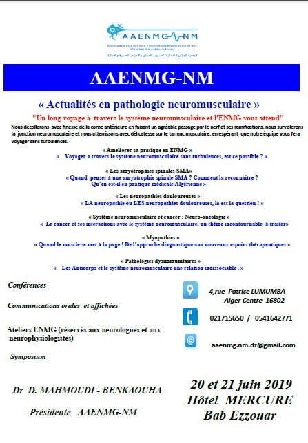 1er congrès international de l'AAENMG-NM