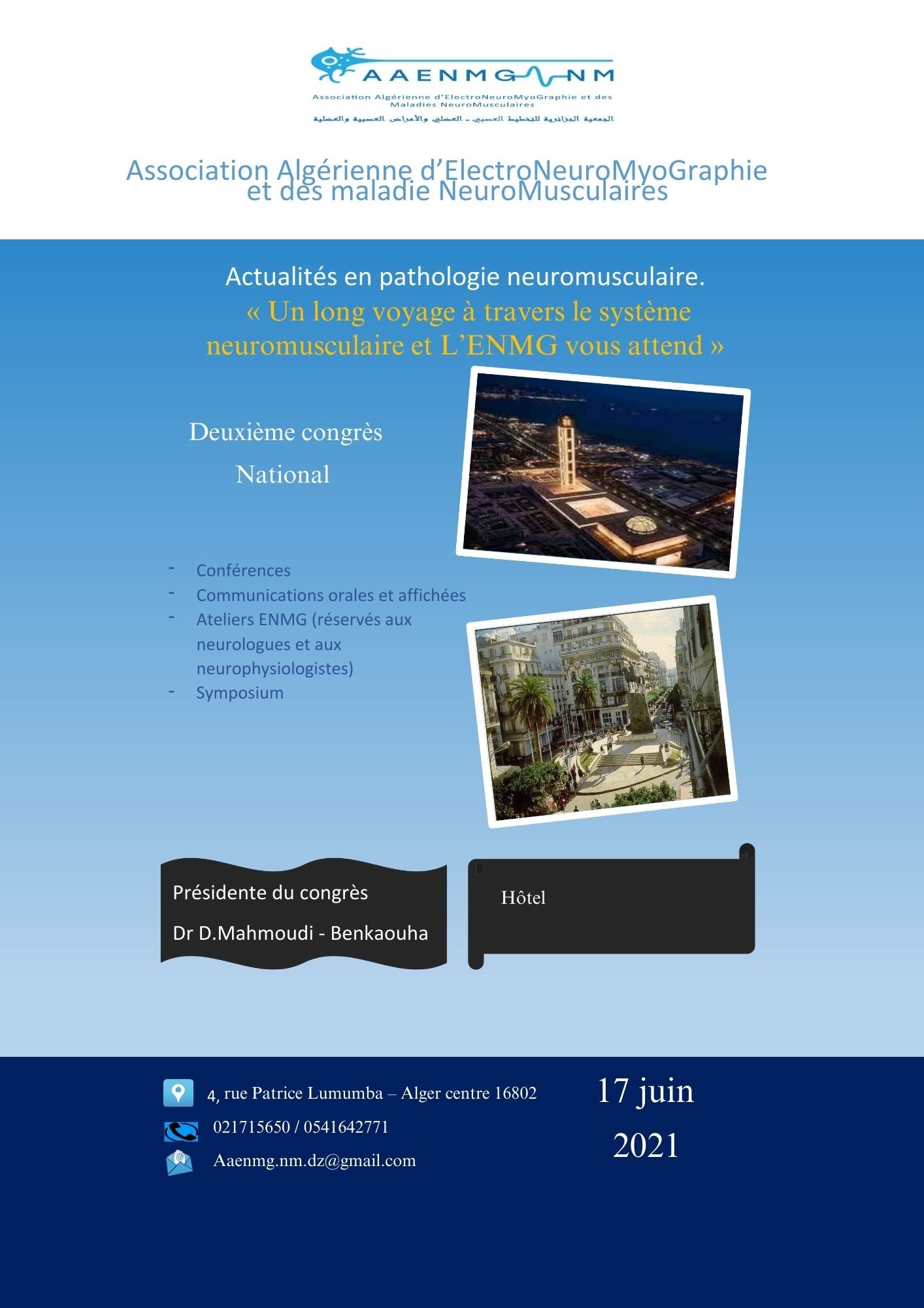 2e Congres National de l'AAENMG-NM